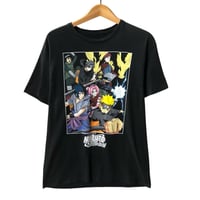 NARUTO疾風伝 ナルト アニメ キャラ Tシャツ 黒