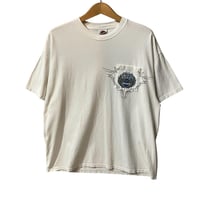 ハーレーダビッドソン　ポケット　 2010　ラスベガス　Tシャツ　白