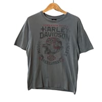 ハーレーダビッドソン 両面プリント Tシャツ グレー