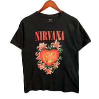 NIRVANA　ニルヴァーナ　バンT　Tシャツ　ビッグプリント　黒