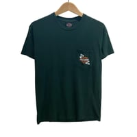 ハーレーダビッドソン ポケット ビッグプリント　Tシャツ 緑
