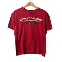 ハーレーダビッドソン 2012 Tシャツ 両面プリント 赤