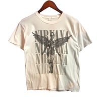 NIRVANA　ニルヴァーナ　バンT　Tシャツ　ビッグプリント　白
