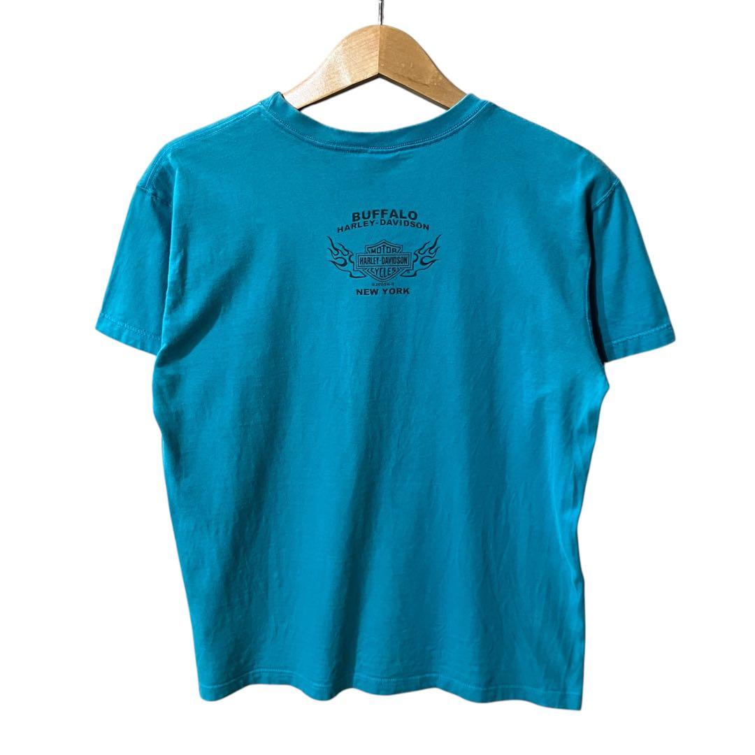 ハーレーダビッドソン USA製 Tシャツ 2005 ニューヨーク 青 | PEACE TOWN