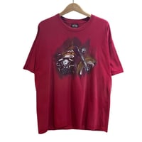 ハーレーダビッドソン Tシャツ 両面プリント レッド