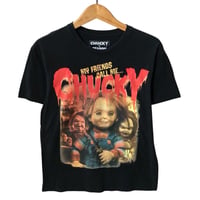 チャイルドプレイ CHUCKY チャッキー ホラー　映画 Tシャツ　黒