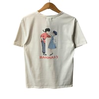 らんま1/2 バックプリント アニメ キャラクター 漫画 Tシャツ 白