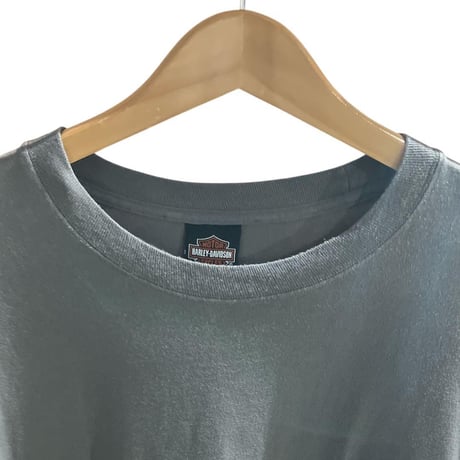 ハーレーダビッドソン　ポケット　Tシャツ　グレー