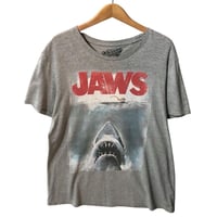 JAWS ジョーズ スリラー パニック 映画 Tシャツ グレー