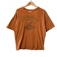 ハーレーダビッドソン　両面プリント Tシャツ オレンジ