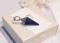 ラピスラズリのペンデュラムトップ（チェーンなしタイプ）