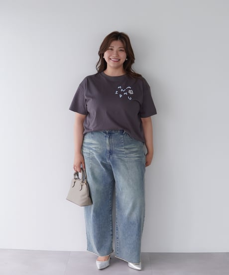 Flower Logo T-shirt｜ブラック