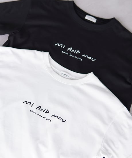 ロゴ刺繍T-shirt｜ホワイト