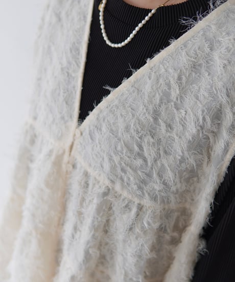 Jacquard Vest ｜アイボリー