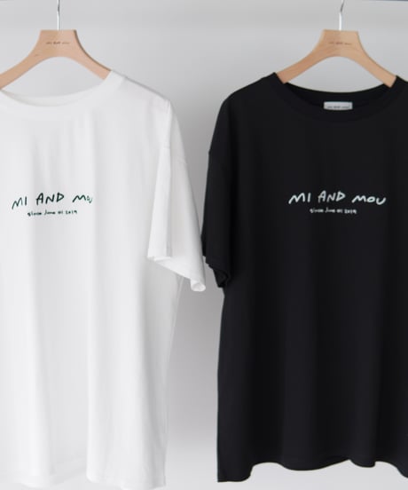 ロゴ刺繍T-shirt｜ホワイト