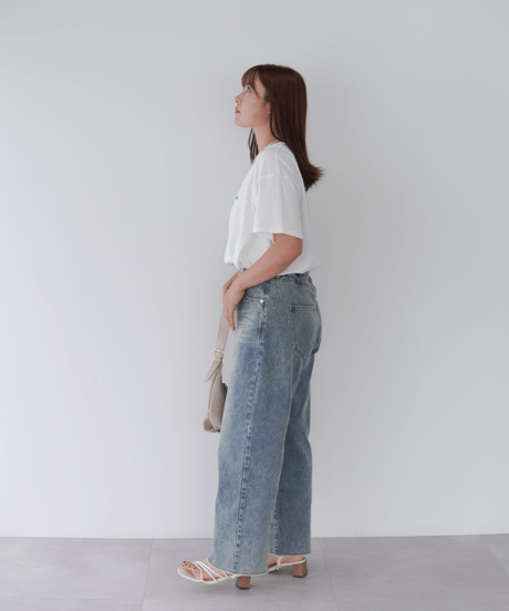 Overdyed Denim Pants