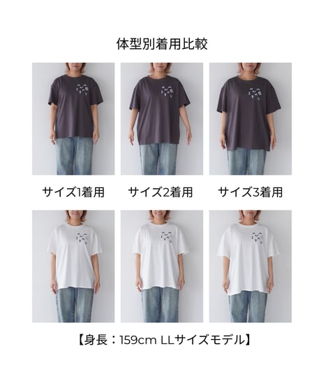 Flower Logo T-shirt｜ホワイト