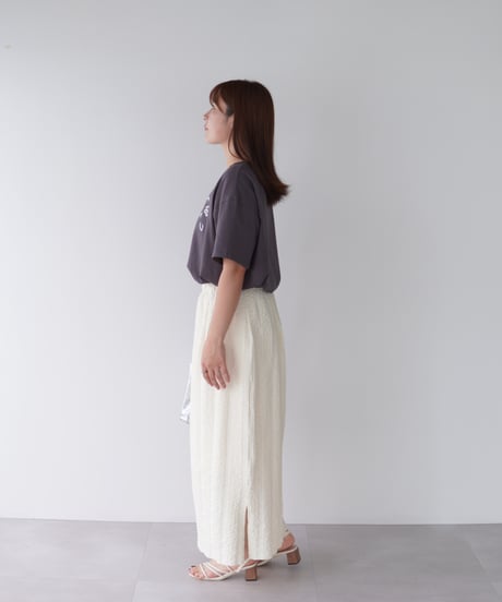 Flower Logo T-shirt｜ブラック