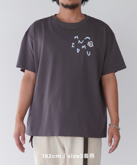 Flower Logo T-shirt｜ブラック