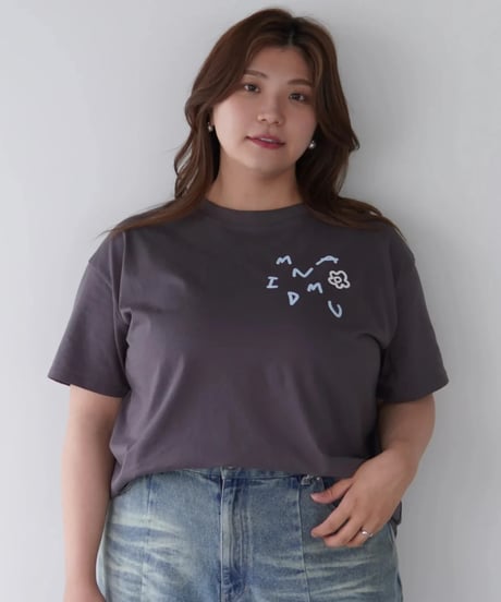Flower Logo T-shirt｜ブラック