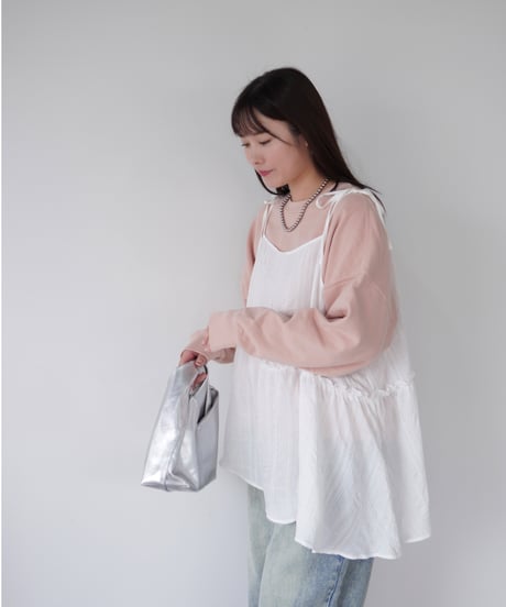 Ribbon Cami Tunic｜オフホワイト