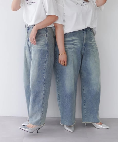 Overdyed Denim Pants
