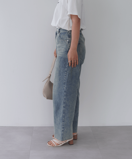 Overdyed Denim Pants
