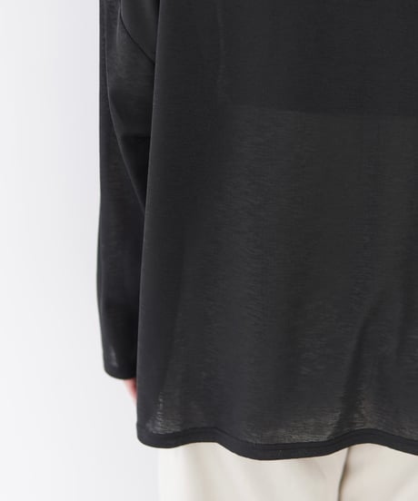 Sheer Loose Cutsew｜ブラック