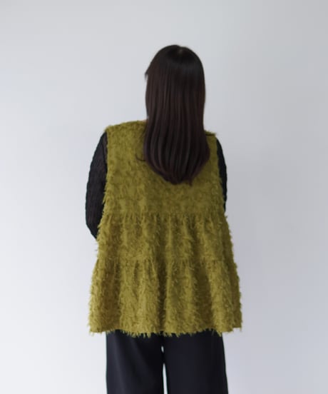 Jacquard Vest ｜オリーブ