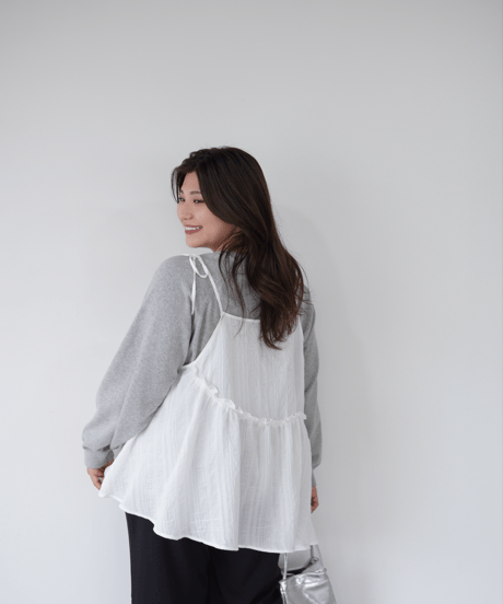 Ribbon Cami Tunic｜オフホワイト