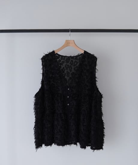 Jacquard Vest ｜ブラック