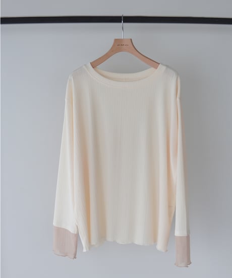Sheer Cuff Pullover｜3色セット