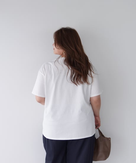 Flower Logo T-shirt｜ホワイト