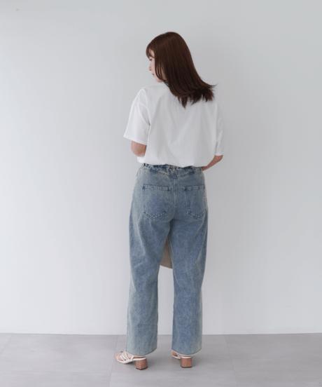 Overdyed Denim Pants