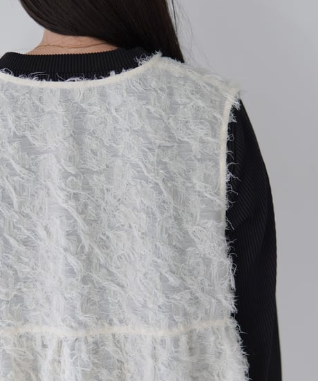 Jacquard Vest ｜アイボリー