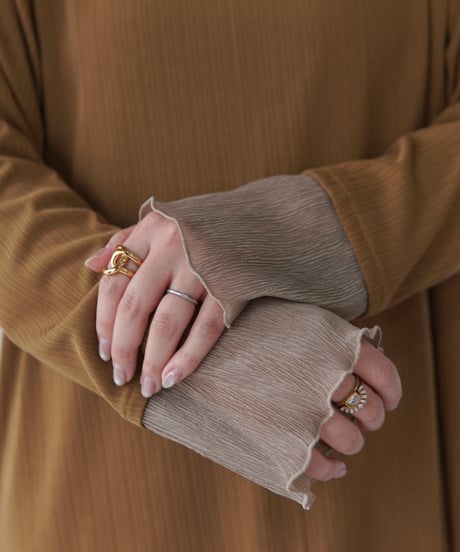 Sheer Cuff Pullover｜オリーブ