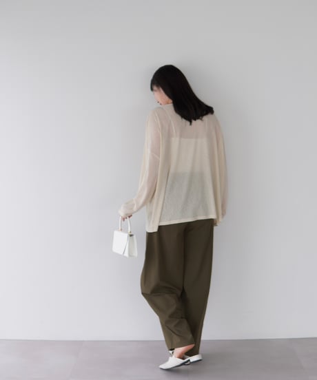 Sheer Loose Cutsew｜アイボリー