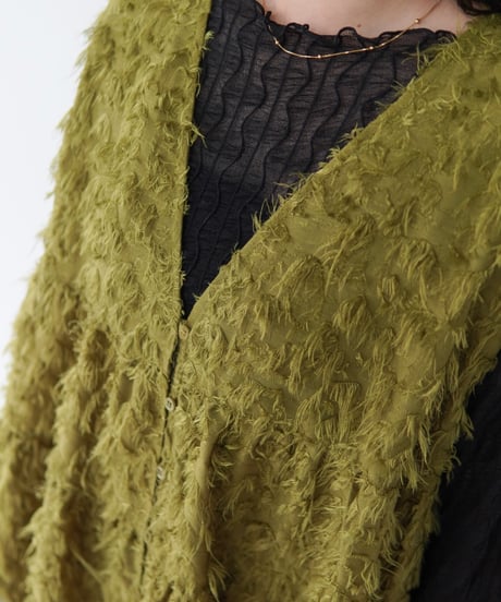 Jacquard Vest ｜オリーブ