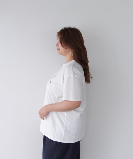 Flower Logo T-shirt｜ホワイト
