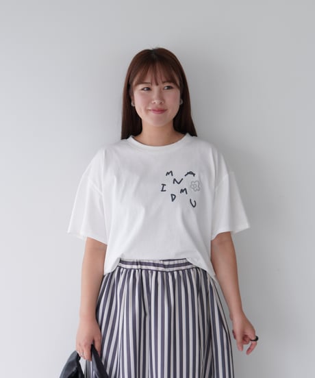 Flower Logo T-shirt｜ホワイト