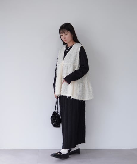 Jacquard Vest ｜アイボリー