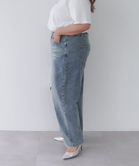 Overdyed Denim Pants