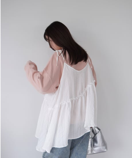 Ribbon Cami Tunic｜オフホワイト