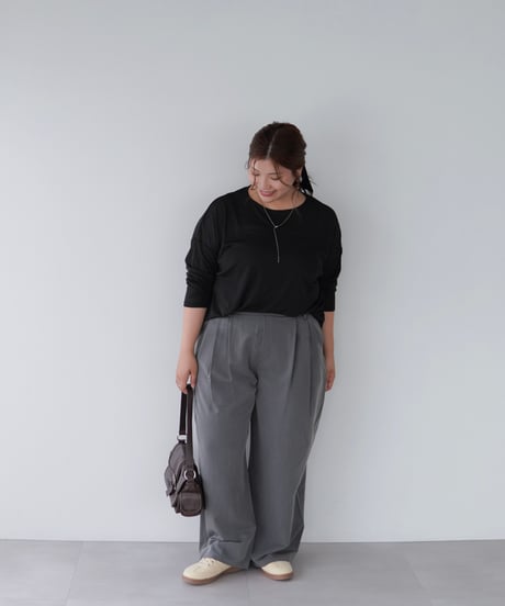 Sheer Loose Cutsew｜ブラック