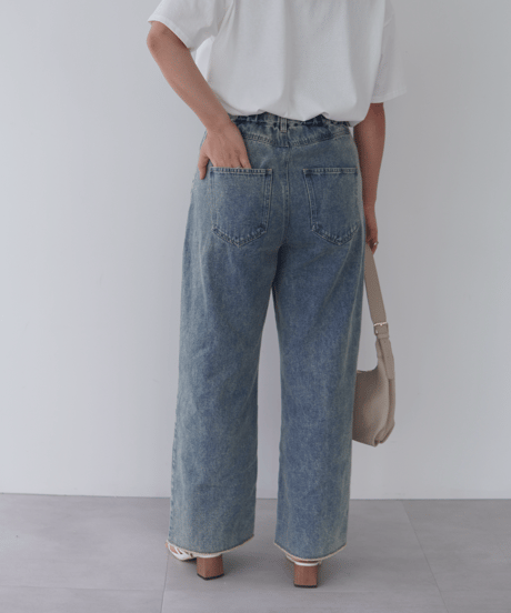Overdyed Denim Pants