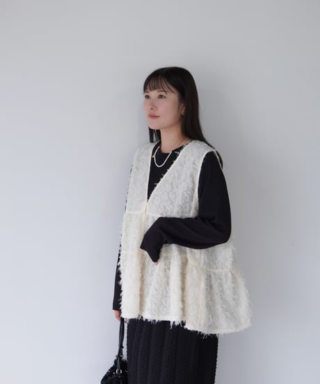 Jacquard Vest ｜アイボリー