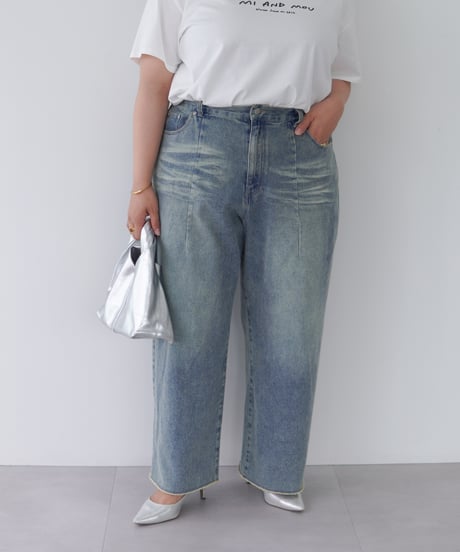 Overdyed Denim Pants