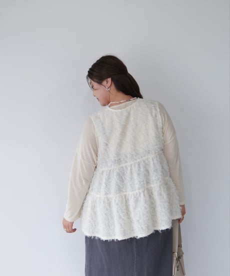Jacquard Vest ｜アイボリー