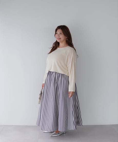 Sheer Loose Cutsew｜アイボリー