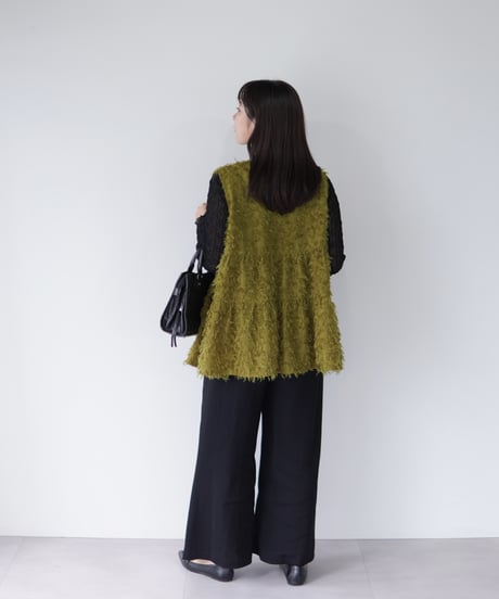 Jacquard Vest ｜オリーブ
